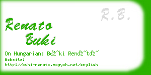 renato buki business card